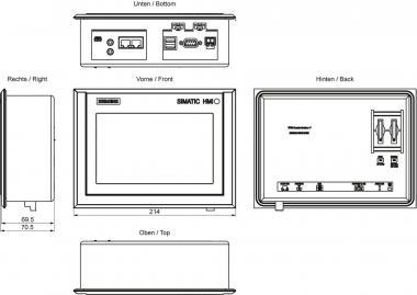 SIEM SIMATIC HMI      6AV2124-0GC13-0AX0 