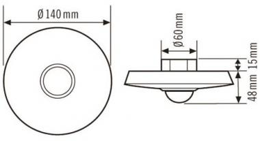 ESYLUX UP Präsenzmelder         PD360i/8 