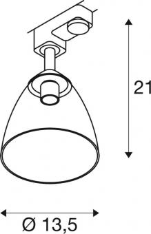 SLV PARA CONE GL GU10 3 Phasen   1006157 