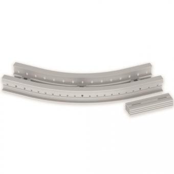Flachbogen 45° halogenfrei grau 85x200 R 