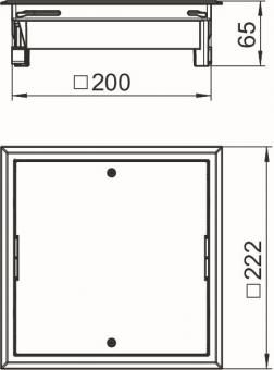 OBO ZES4-2 U10T 9011 Zugdoseneinsatz 