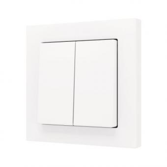 Zennio ZS552PB4MW Soft Doppeltaster 