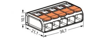 WAGO 221-615 COMPACT-Verbindungsklemme, 