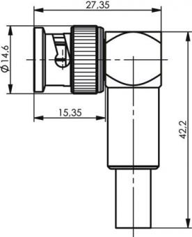 TG BNC WINKELSTECKER RG 59   J01002A1377 