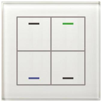 MDT Glastaster II Light 4-fach RGBW mit 