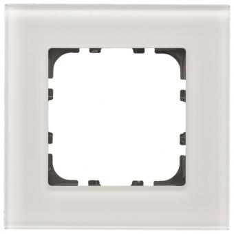 MDT BE-GTR1W.01 Glasrahmen 1fach Weiß 