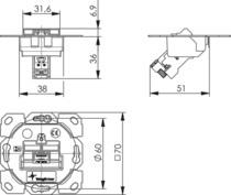 TG Modulaufnahme AMJ-S 1-    J00020A0514 