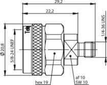 TEGA Adapter N-SMA 50Ohm     J01027B0018 