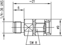 TEGA Adapter SMA -R-SMA 50   J01155R0095 