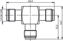 TEGA SMA-T-Stück Au          J01155A0011 