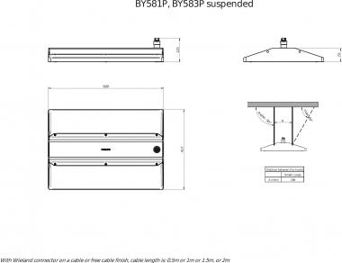 Philips BY581P 250S/840 DIA WB  59423400 