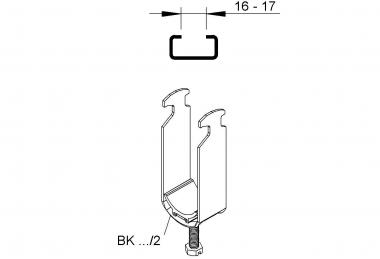 NIED Bügelschellen BK26/2        BK 26/2 