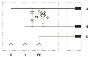 Phoenix    SAC-3P-MS/ 0,6-PUR/B-1L-Z SCO 