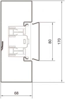 Hager Brüstungsk.Unterteil BRS6517019010 