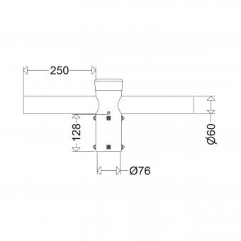 SCHUC Mastaufsatz 2-fach für       610/2 