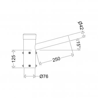 SCHUC Mastaufsatz 1-fach für       600/1 
