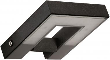 Albert Wandleuchte Alu schwarz    660219 