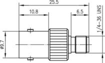 TEGA Adapter BNC-SMA         J01008A0019 