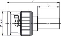 TG BNC-Kabelstecker Cr/Cr    J01000A0049 