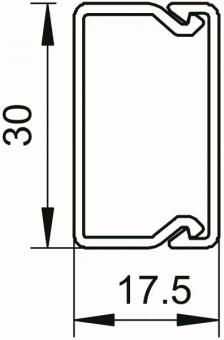 OBO WDK15030RW Wand-u.Deckenkanal 