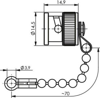 TEGA BNC-Abdeckkappe         H00000A1239 