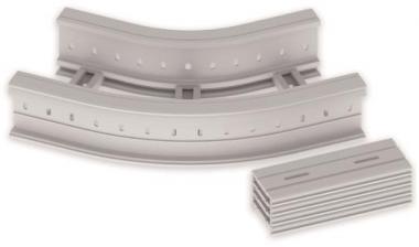 Unex Flachbogen 45  lichtgrau   67336-04 