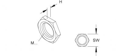 HKL Sechskantmutter M10              347 