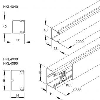 HKL Kanal 40x60               HKL 4060.3 