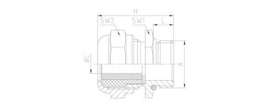 Jacob WADI Verschraubung G 1/2z   101611 