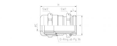 Jacob PERFECT Verschraubung PG7   50.007 