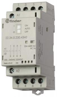 Finder Schütz 24VAC/DC  22.34.0.024.1740 