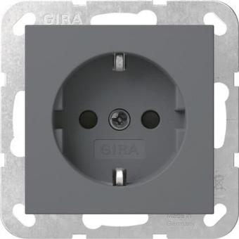 GIRA 438328 SCHUKO-Steckd.SH o.Kr.SRK 