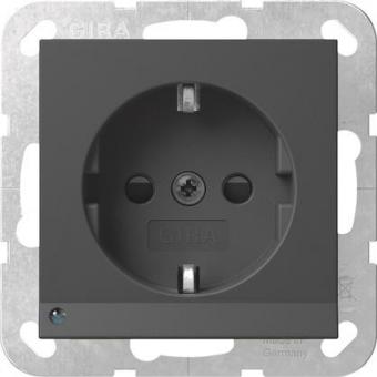 GIRA 4170005 SCHUKO-Steckdose LED-Leu.+ 