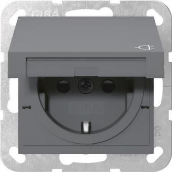 GIRA 441428 SCHUKO-Steckdose KD+Shutter 