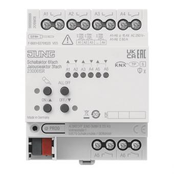 Jung KNX Schaltaktor 6f KNX     230061SR 
