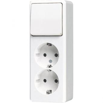 Jung SCHUKO  Zweifach-Steckdose 626 A WW 