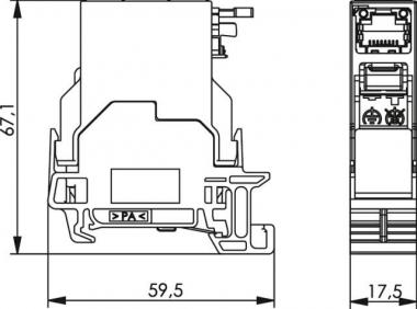 TG STX Tragschienen-         J80023A0001 