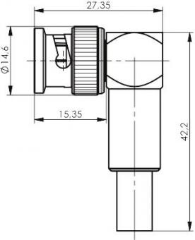 TG BNC WINKELSTECKER RG 59   J01002A1377 