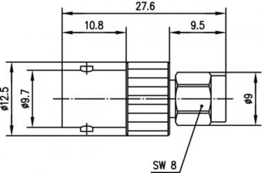 TEGA Adapter BNC-SMA         J01008A0025 