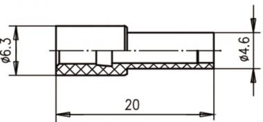 TG KNICKSCHUTZTUELL SW IDX   B00080A0002 