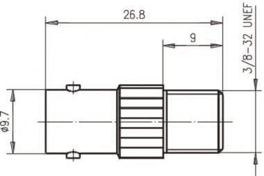 TG ADAPTER BNC-F (F-F)       J01008A0021 