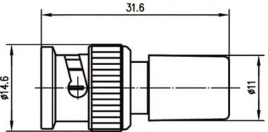 TG BNC-Abschlusswiderstand J01006A1269 