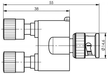 TG BNC-Apparate-Klemme       J01008A0627 