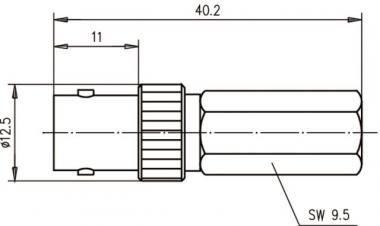 TG BNC-Kabelbuchse TWIST-ON  J01003A0020 