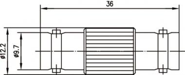 TG BNC-Kupplung 50 Ohm UG    J01004A0618 