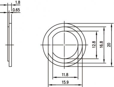 TEGA Isolierscheiben         B00031D1275 
