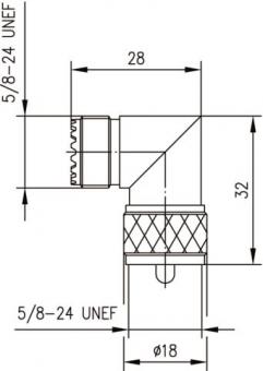 TG UHF-WINKELVERBINDUNGSST   J01042F0652 
