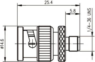 TEGA Adapter BNC-SMA         J01008A0017 