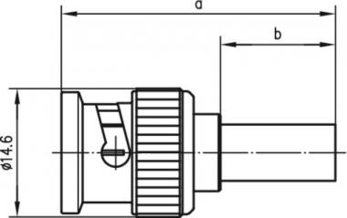 TG BNC-Kabelstecker Cr/Cr G4 J01002A0058 
