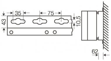 HENS Montageschiene              MI MS 2 